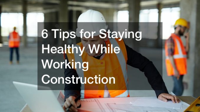 tips for being healthy at work